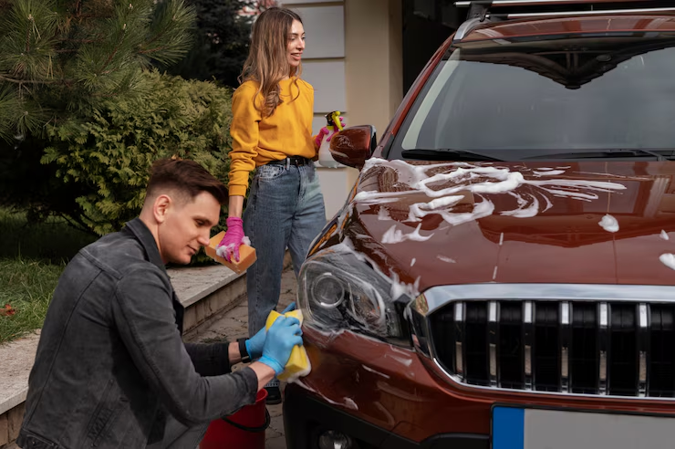 this image show how Can You Use Dish Soap to Wash Your Car