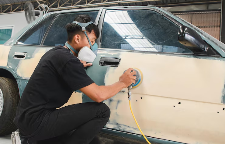 this image shows a How to Remove Paint from Car: