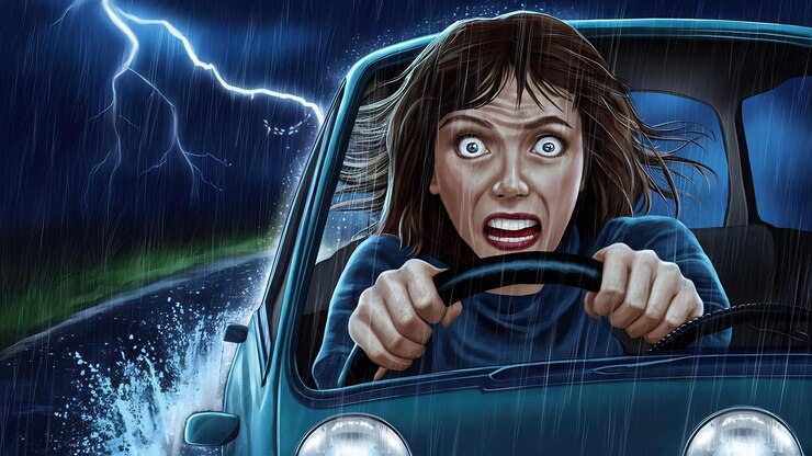 this image shows the What Happens If Lightning Strikes a Car and understand the safety measures
